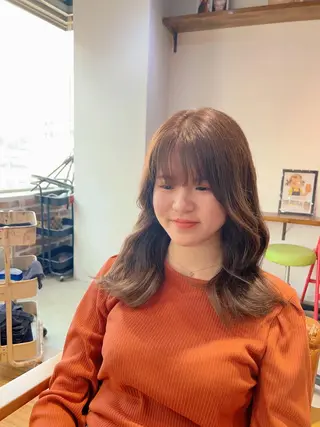 セミロング カラー 🎨デザイン🥇 美髪・艶髪 日暮千敬のヘアスタイル