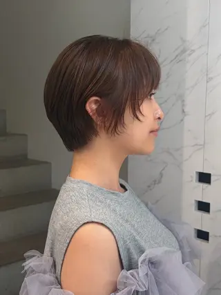 ショート ミユ/ショート/ カットモデル/名東区のヘアスタイル