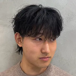 ショート パーマ メンズ メンズパーマ特化 【八王子】鈴木 惟人のヘアスタイル
