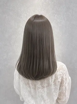 セミロング カラー 【𝐀𝐬𝐡大森】 石崎竜祐のヘアスタイル
