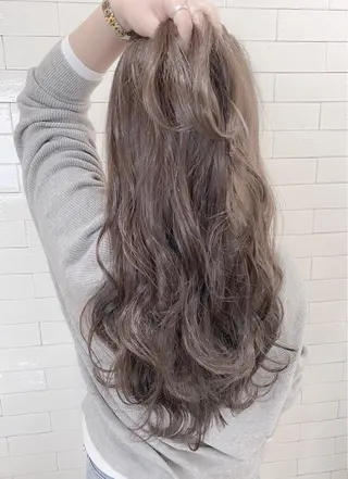 ロング カラー パーマ ヘアアレンジ バレイヤージュ 藤沢 髪質改善 竹内ケンゴのヘアスタイル