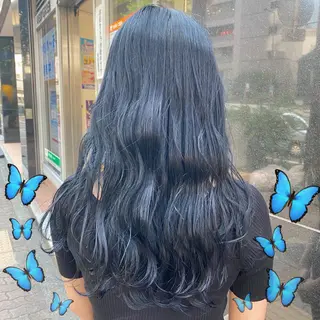 ロング カラー 色落ちまで可愛い🧚 心斎橋hikaruのヘアスタイル