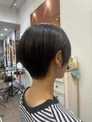 ショート カラー 透明感カラーショート ボブツムギ♡のヘアスタイル