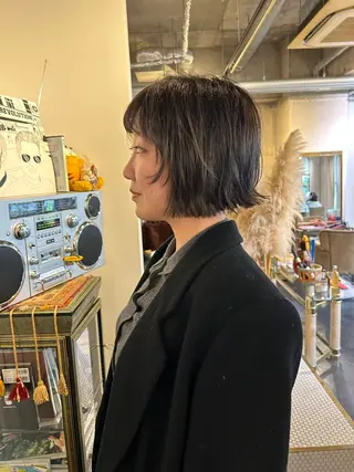 ショート はな SPURのヘアスタイル