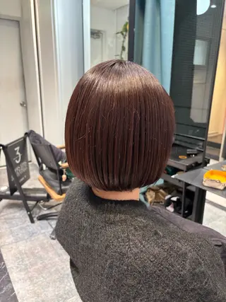 ミディアム カラー ニシムラ アヤカのヘアスタイル