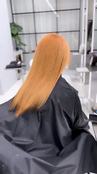 ロング カラー 新宿ブリーチ カラー美容師YUGOのヘアスタイル