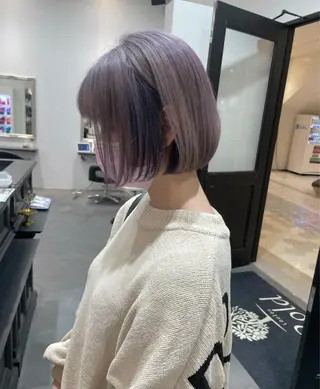 ショート カラー ヘアアレンジ 小倉 愛里のヘアスタイル