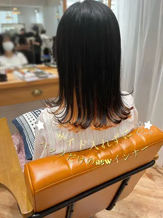 カラー 襟足でお悩みの方✂︎ くびれ職人ハシモトのヘアスタイル