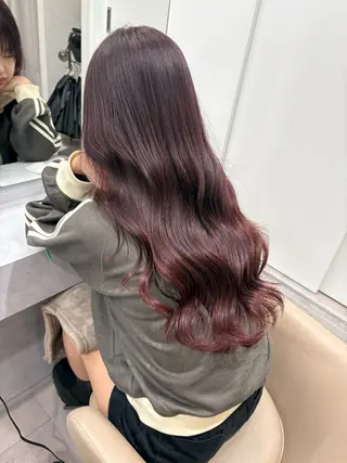 ロング 似合わせカラー/ ベージュ いちご🍓のヘアスタイル