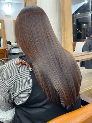 セミロング カラー HIKARU店長/ ✨️髪質改善のヘアスタイル