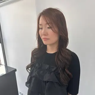 セミロング カラー Endearing 🌟銀座のヘアスタイル
