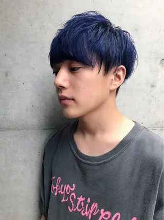 ショート カラー メンズ 山下 亮輔のヘアスタイル