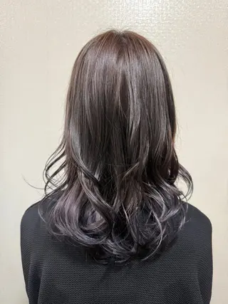 セミロング カラー 艶カラー🕊️ ✴︎Yukari✴︎のヘアスタイル