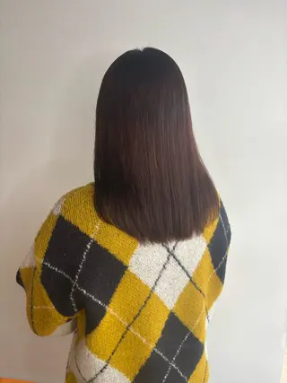 セミロング よしなり あみのヘアスタイル