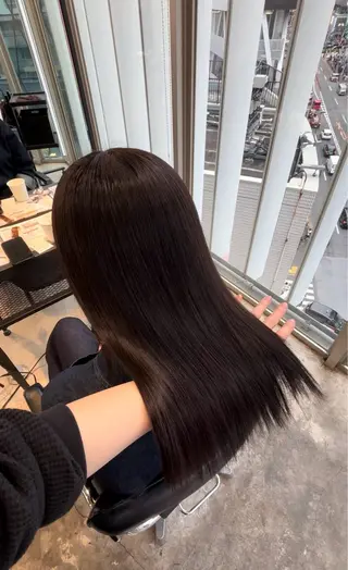 ミディアム カラー ダメージレス艶髪 🦋MISAKI🦋のヘアスタイル