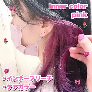 ミディアム カラー 韓国ヘア🇰🇷🎀 YURIAのヘアスタイル