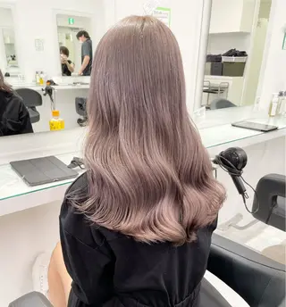 ロング カラー 大人っぽ韓国🤍ブリ ーチ/mitsukiのヘアスタイル