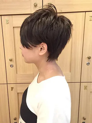ショート カラー カラー特化サロン大阪 ルービック江坂/新城のヘアスタイル