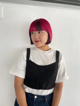 カラー かがやしづ ⭐️カラーモデルのヘアスタイル