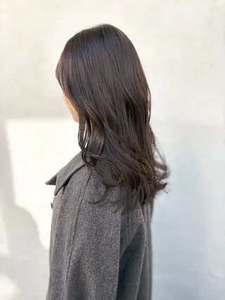 セミロング カラー ヘアアレンジ ブリーチなし透け感/ マンツーマン/Ryoのヘアスタイル