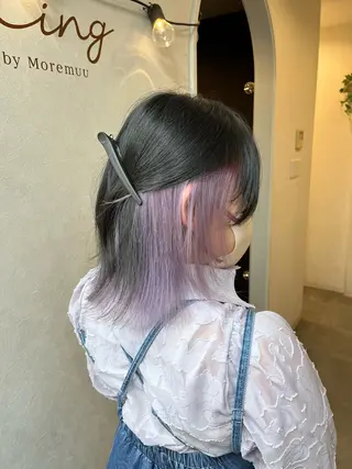 ショート ブリーチカラー HAZUKI🦖のヘアスタイル