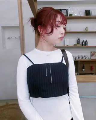 カラー yuna☘️ 名古屋のヘアスタイル