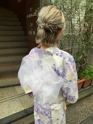 ショート 🐩透明感ミルクティ ーピンクニイナ🐩のヘアスタイル