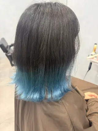 ミディアム カラー Nene 🪽🤍推しカラーのヘアスタイル