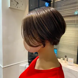 ショート カラー ヘアアレンジ MOE /Zina横浜2ndのヘアスタイル