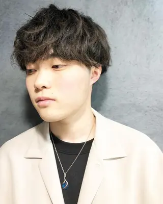 パーマ ヘアアレンジ メンズ メンズ特化✂️栗原 侑也のヘアスタイル
