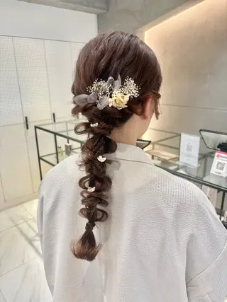 ヘアアレンジ 🎀ヘアセット透明感 /REINA🎀のヘアスタイル