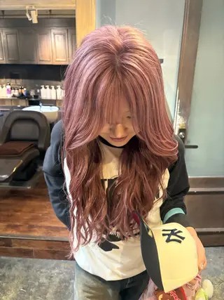 ロング カノン 心斎橋のヘアスタイル