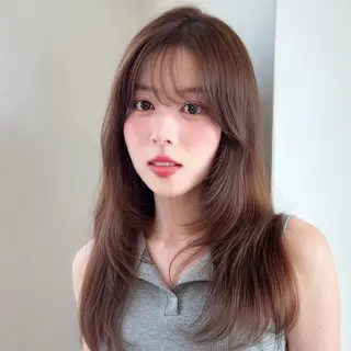 セミロング カラー 🎀𝑆𝐴𝑅𝐴 /レイヤーカット🎀のヘアスタイル