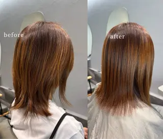 ミディアム 吉田 空 (POANA.)のヘアスタイル