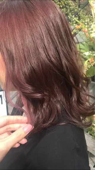 ミディアム カラー ご新規様限定 透明感カラーKANAのヘアスタイル