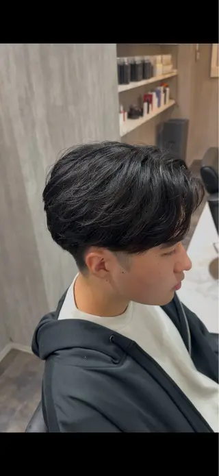 メンズ縮毛矯正 細谷碧海のヘアスタイル