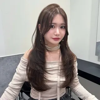 ロング カラー 韓国系支持率No.1 レイヤー特化/きょうのヘアスタイル