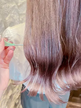 カラー しみず りぶのヘアスタイル