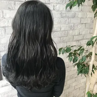 セミロング カラー Oopsレイヤー 加藤澄都のヘアスタイル