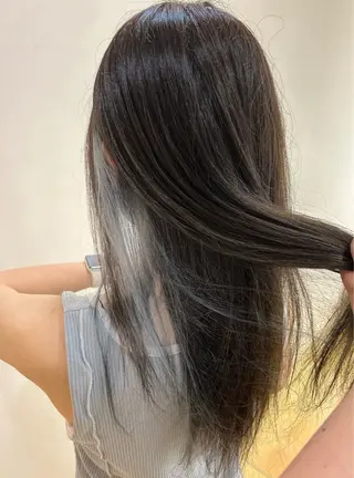 ロング カラー デザインカラー/ 推しの配色 肥後のヘアスタイル