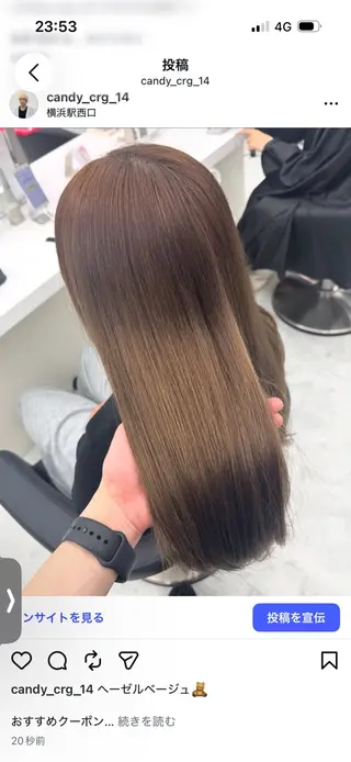 ロング カラー 【透明感×レイヤー】 🍃RIKU🍃のヘアスタイル