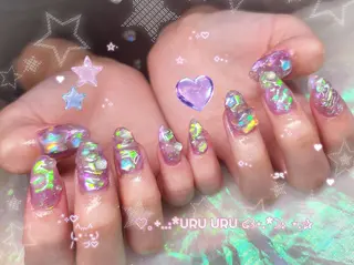 ネイル 💜bora .のネイルデザイン