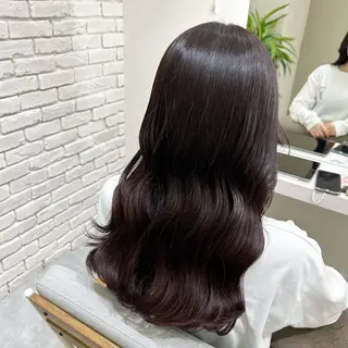 セミロング カラー ヘアアレンジ 髪質改善&艶感カラー 🪄岡井美結のヘアスタイル