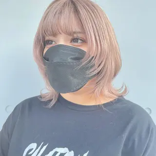 ミディアム カラー もにか🌞原宿/渋谷 🌝ブリーチカラーのヘアスタイル