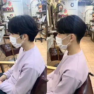 ショート メンズ 七原 海夕のヘアスタイル