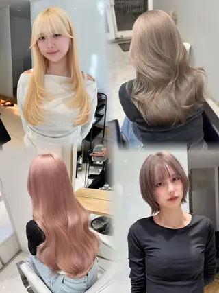 ロング 🩶ブリーチ/ レイヤー🩶フミカのヘアスタイル