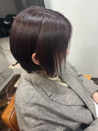 ショート カラー ✨️暖色/艶髪カラー 🍒haru🍒✨️のヘアスタイル