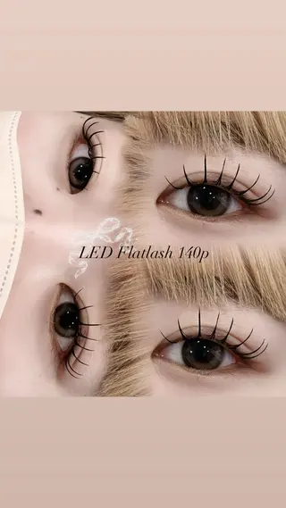マツエク・マツパ 束感/LED/ 𝑌𝑈𝐼🥀*.のマツエク・マツパデザイン