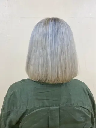 ミディアム カラー ヘアアレンジ 💕上野美容師☁ ブリーチ💖サワのヘアスタイル