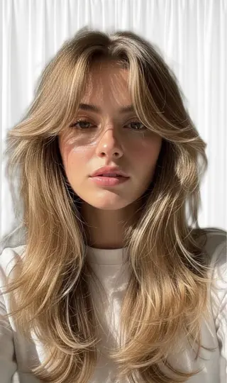 ロング 透明感艶カラー SALTOすずのヘアスタイル